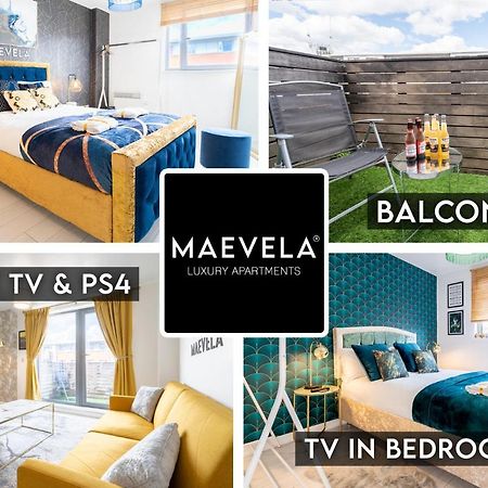 Maevela Apartments - Ultra Lavish Luxury 2 Bed Apartment City Centre - With Balcony - Free Secure Parking - Ps4 & Smart Tv'S Birmingham Exteriör bild